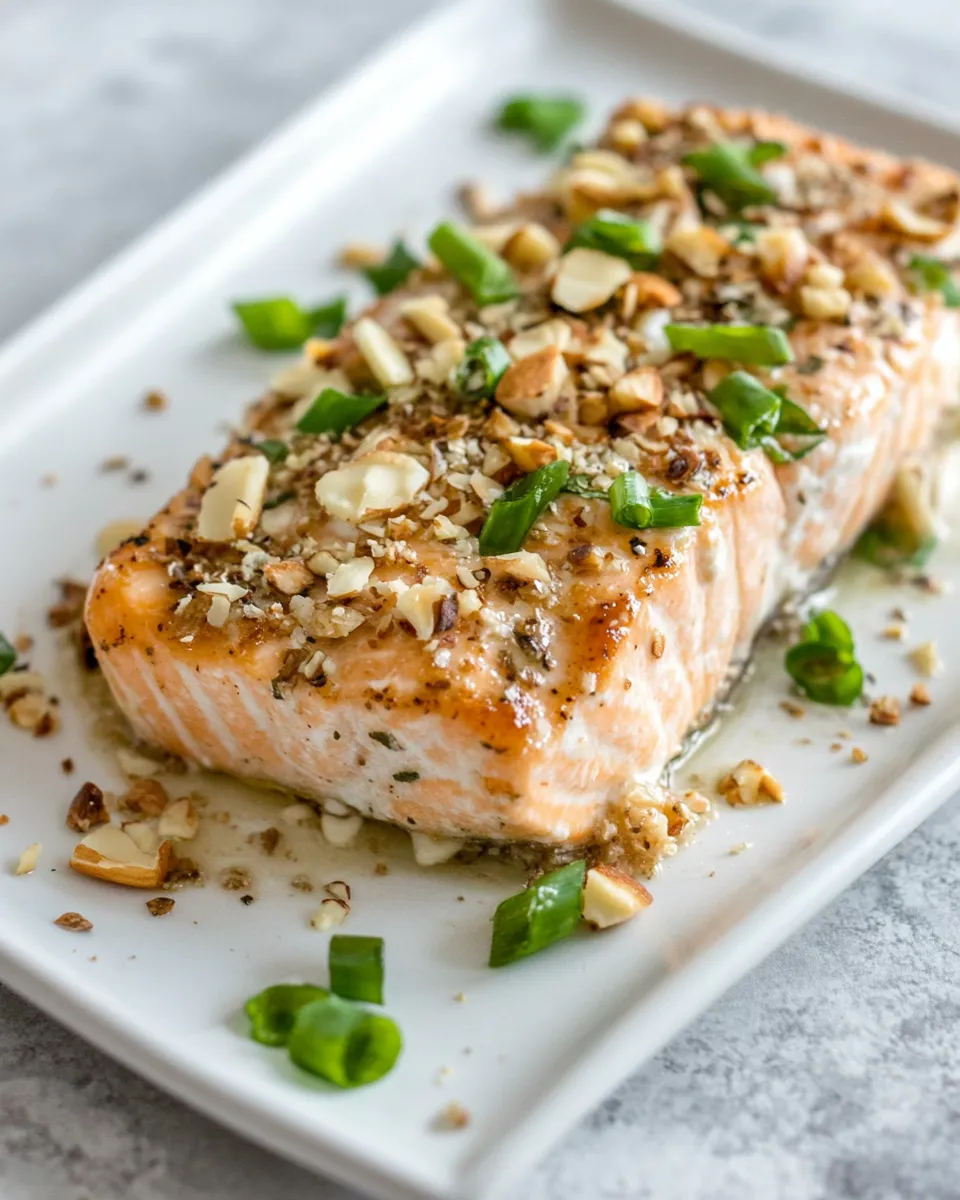 Classic 20-Minute Air Fryer Salmon Almondine: Weeknight Dinner Made Simple image
