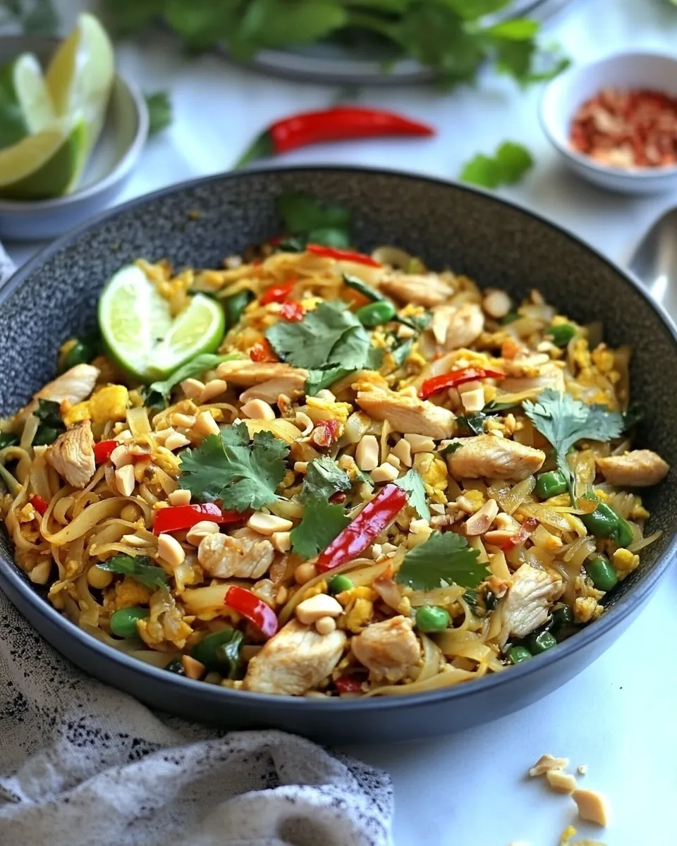 Delicious 30-Minute Chicken Pad Thai shot