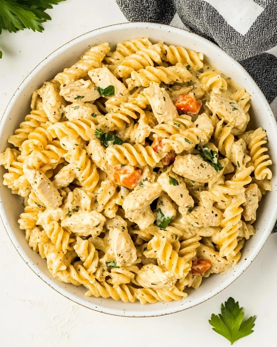Homemade 30-Minute Gluten-Free Dairy-Free Creamy Chicken Pasta photo