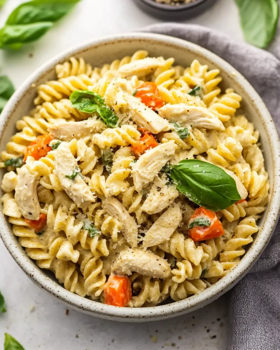 Classic 30-Minute Gluten-Free Dairy-Free Creamy Chicken Pasta image