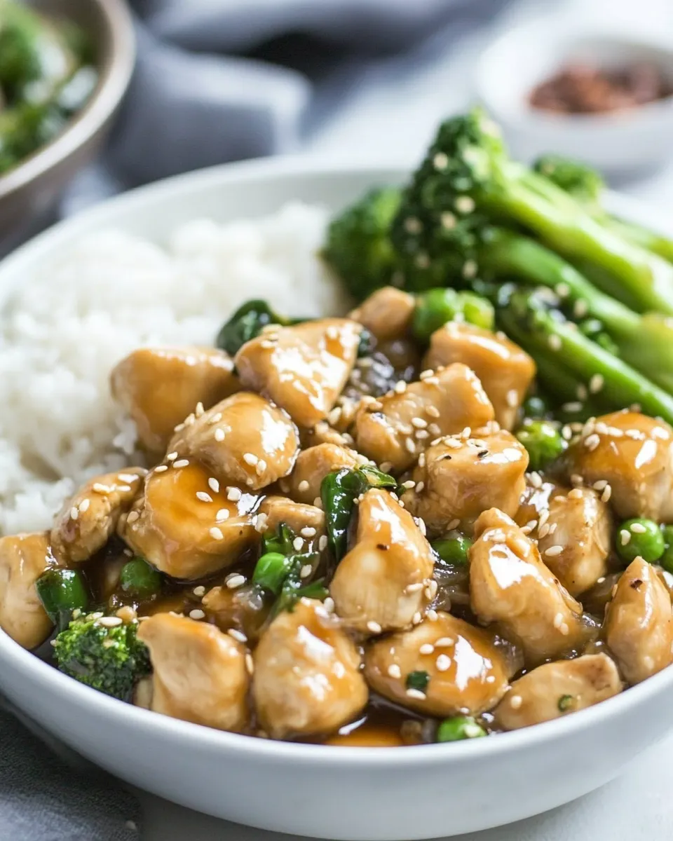 Quick 30-Minute Mongolian Chicken (Paleo) dish photo