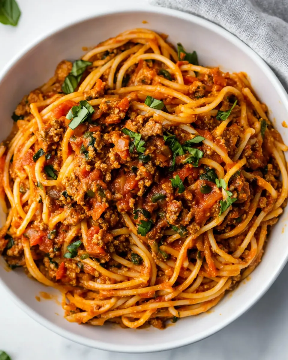 Delicious 30 Minute Taco Spaghetti recipe photo