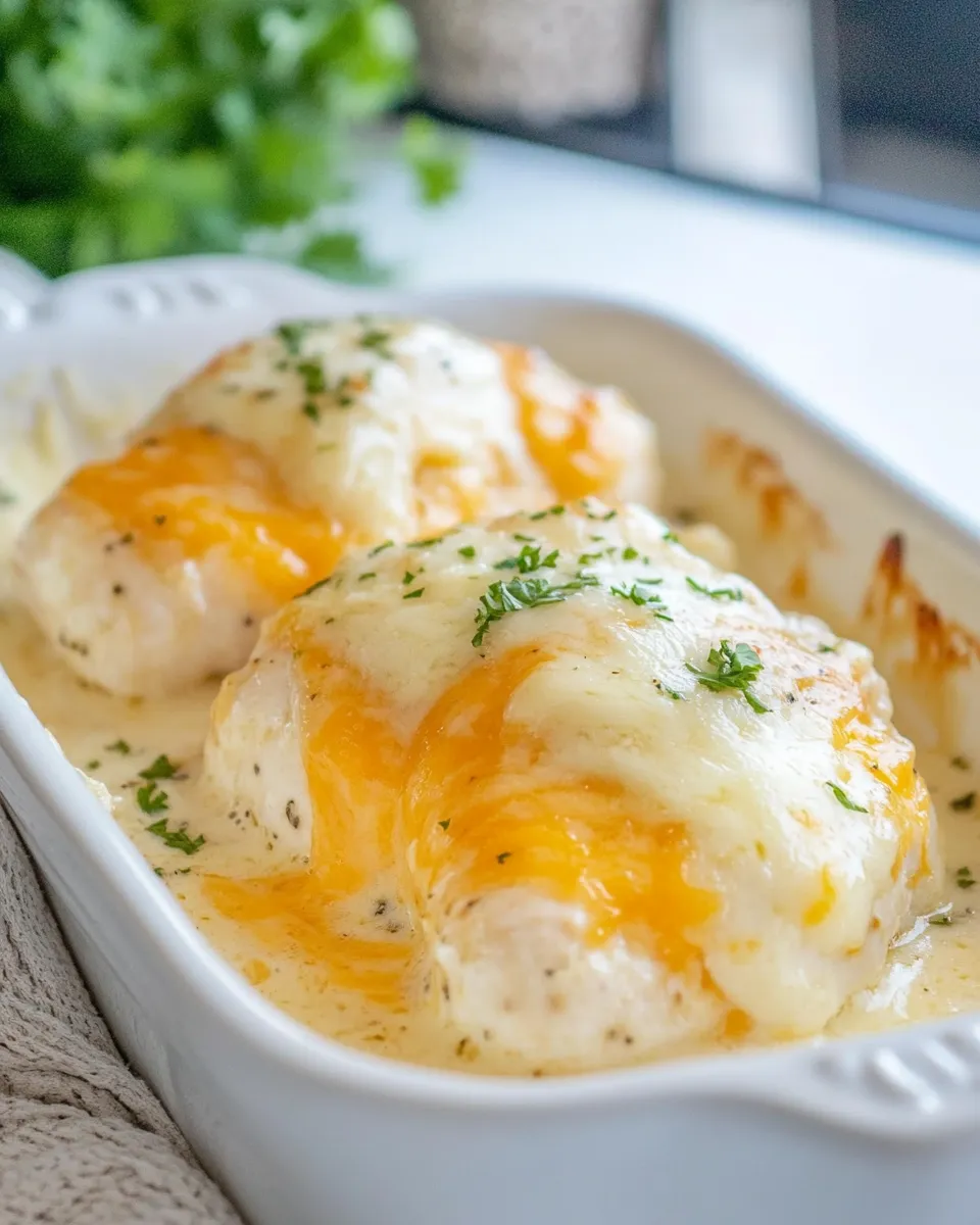 Classic 3 Cheese Baked Chicken image