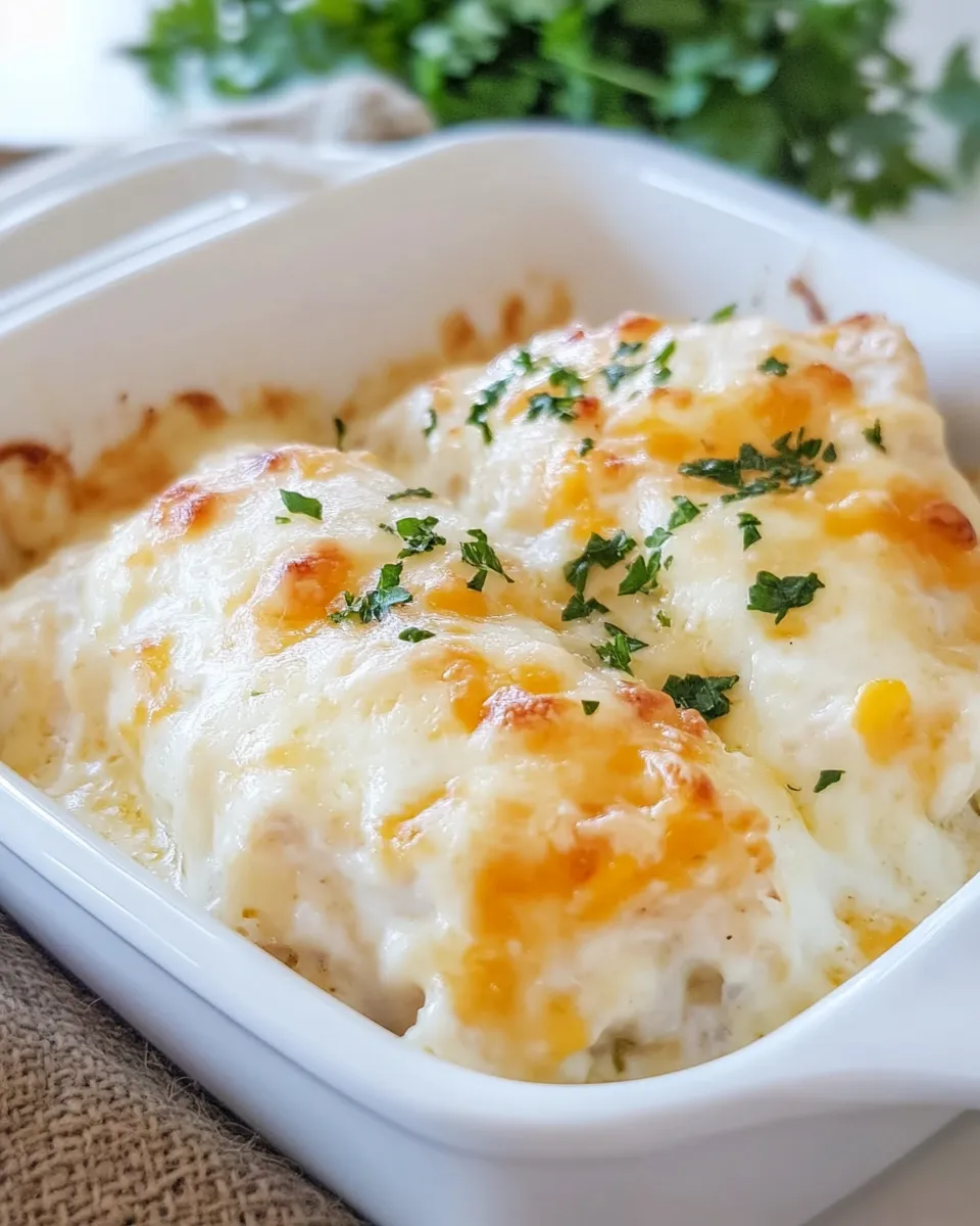 Easy 3 Cheese Baked Chicken recipe photo