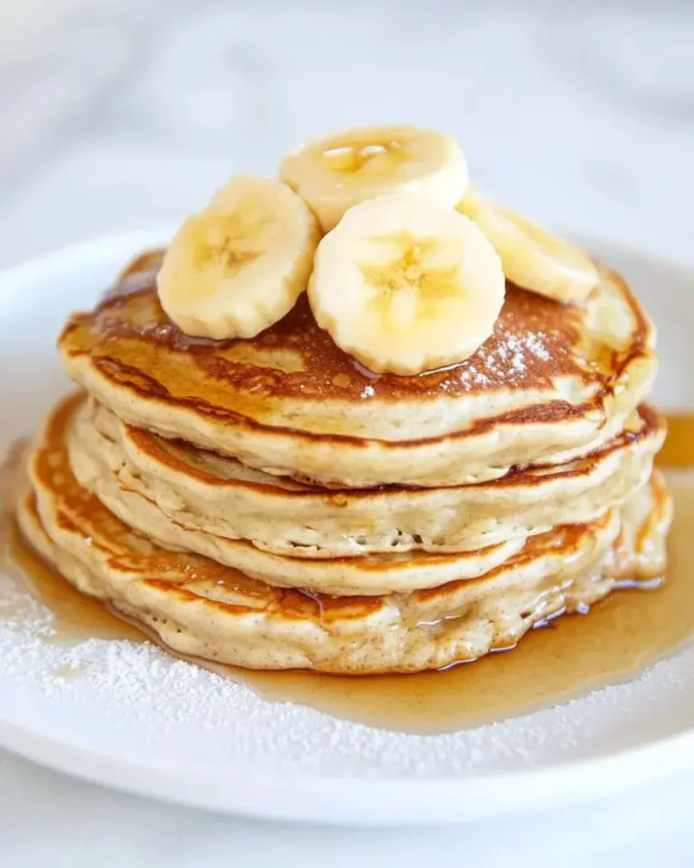 Homemade 4-Ingredient Protein Pancakes recipe photo