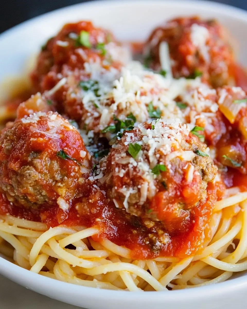 Quick 45 Minute Spaghetti and Meatballs Recipe image