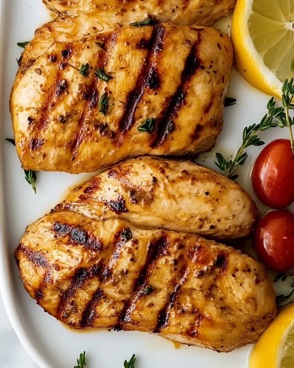 Easy 4 Ingredient Chicken Marinade food shot
