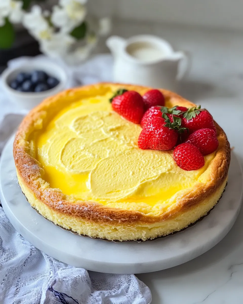 Classic 4 Ingredients Greek Yogurt Cake image