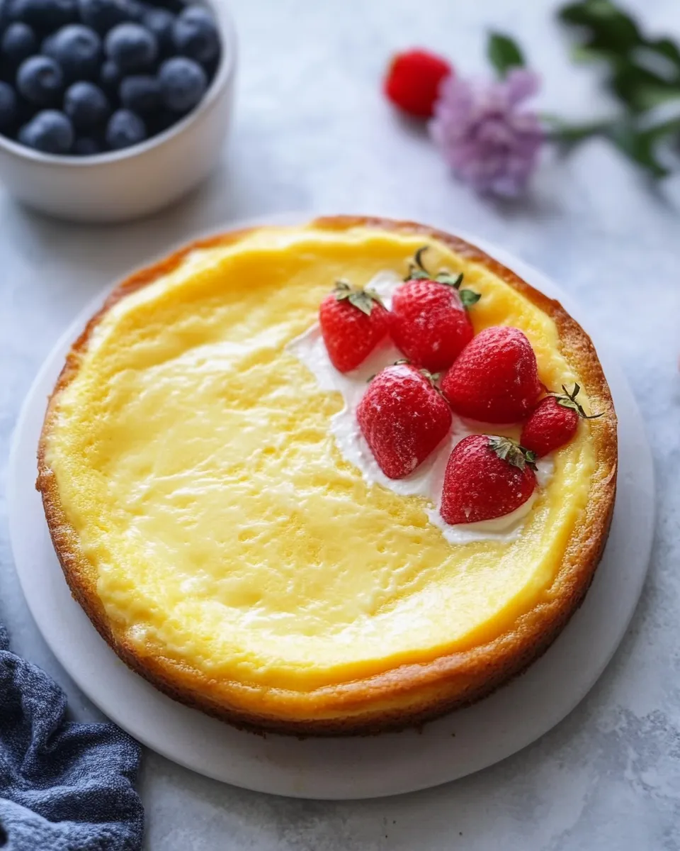 Easy 4 Ingredients Greek Yogurt Cake recipe photo