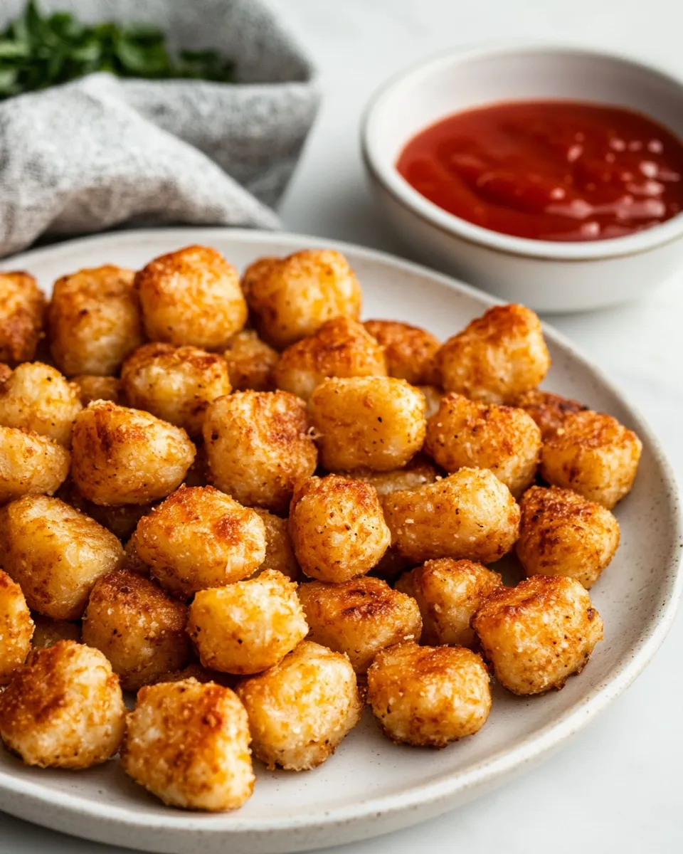 Quick Air-Fryer Cauliflower Gnocchi dish photo