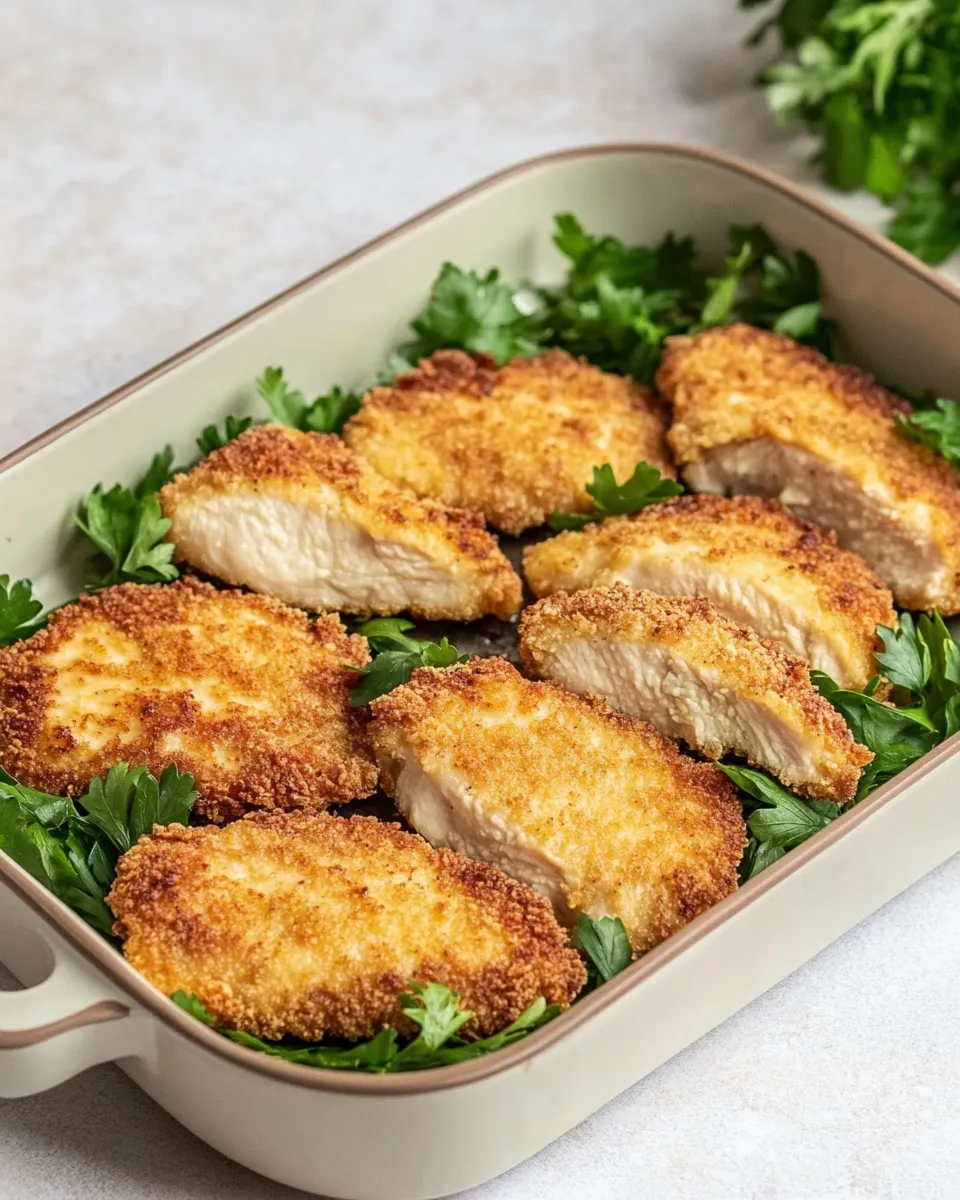 Easy Air-Fryer Chicken Cutlets recipe image