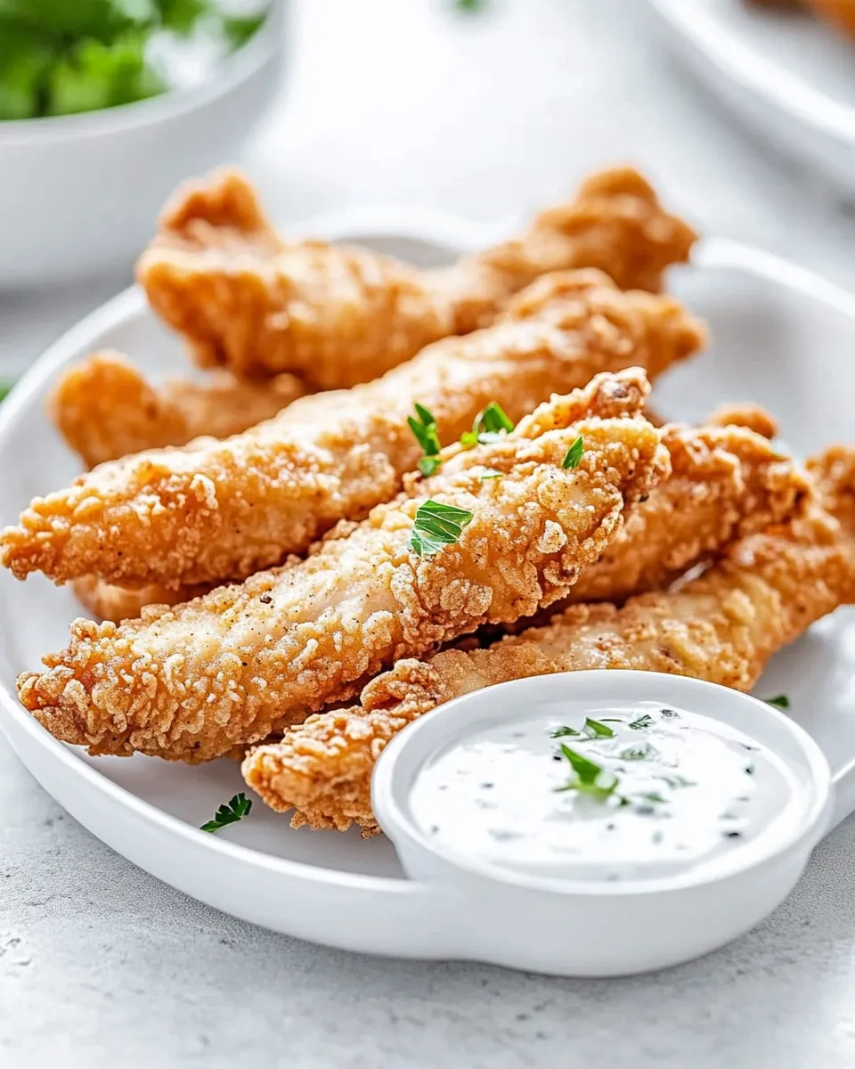 Delicious Air-Fryer Frozen Chicken Tenders shot