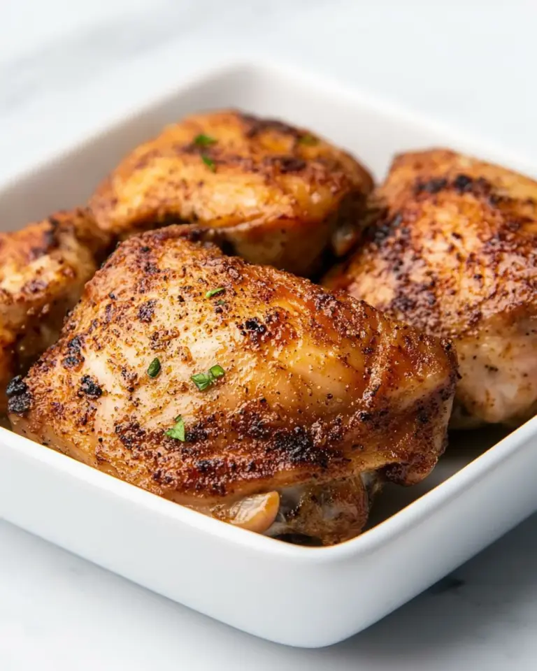 Easy Air-Fryer Frozen Chicken Thighs photo