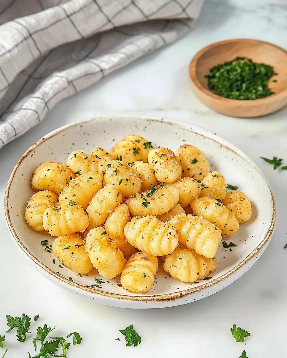 Homemade Air-Fryer Gnocchi recipe photo