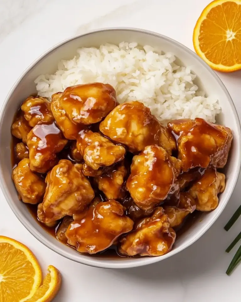 Homemade Air-Fryer Orange Chicken photo