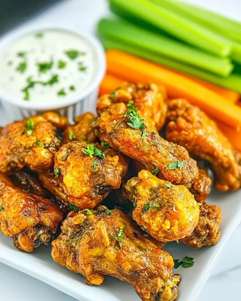 Homemade Air Fryer Buffalo Chicken Wings photo