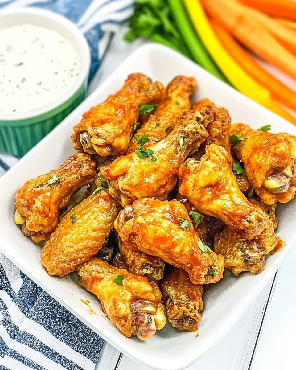 Classic Air Fryer Buffalo Chicken Wings image