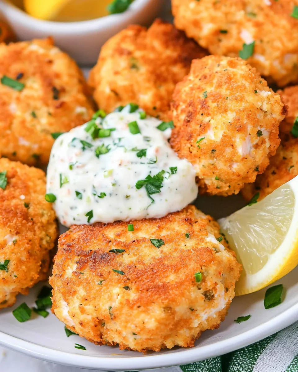 Classic Air Fryer Salmon Cakes dish photo
