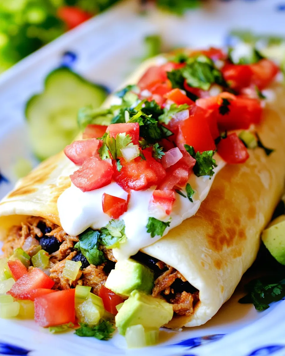 Easy Air Fryer Shredded Beef Chimichanga Recipe dish photo