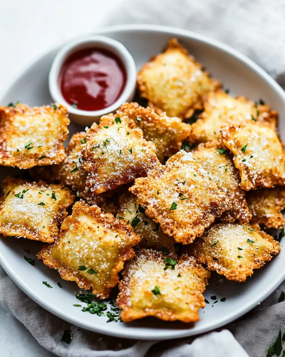 Easy Air Fryer Toasted Ravioli photo