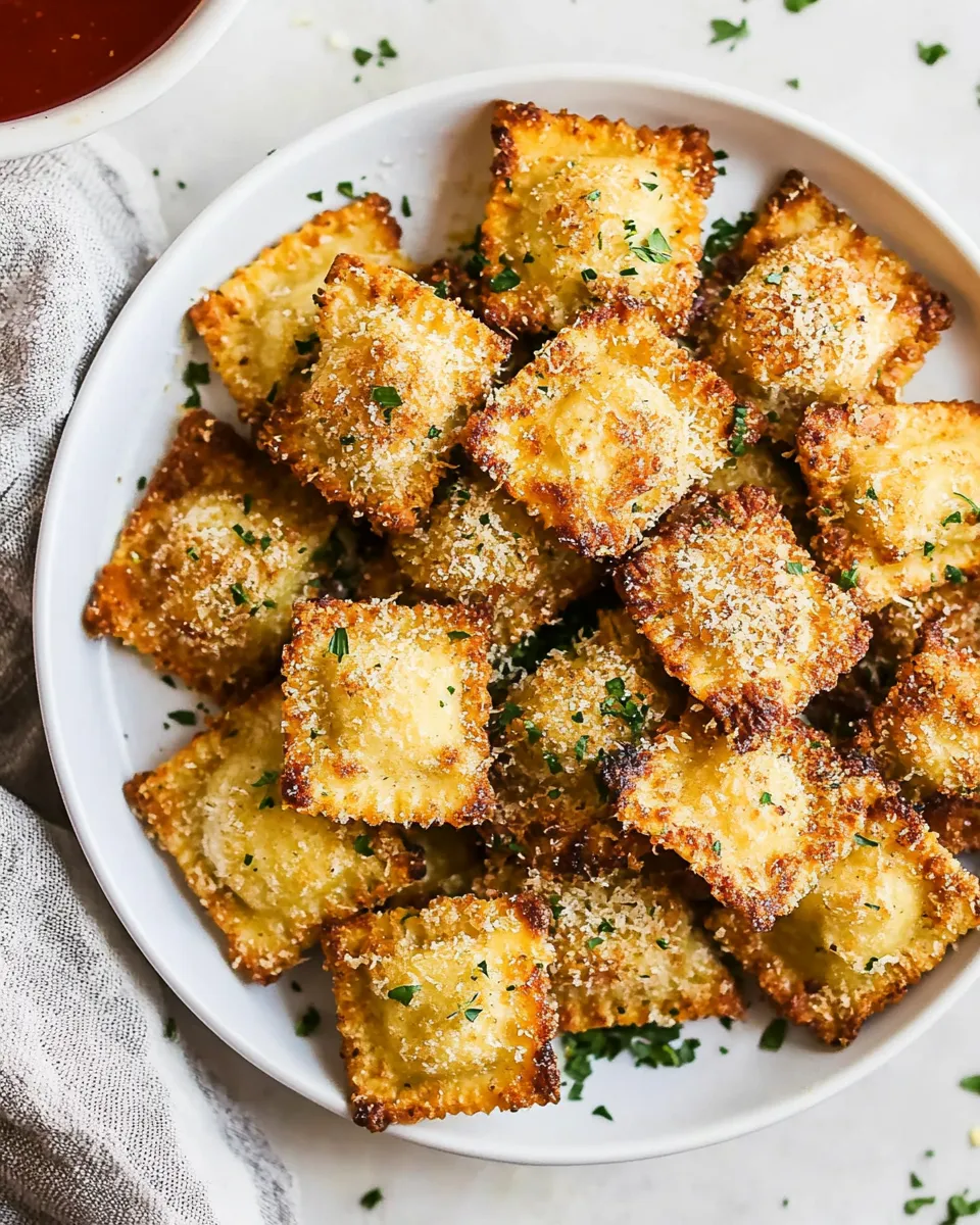 Delicious Air Fryer Toasted Ravioli image