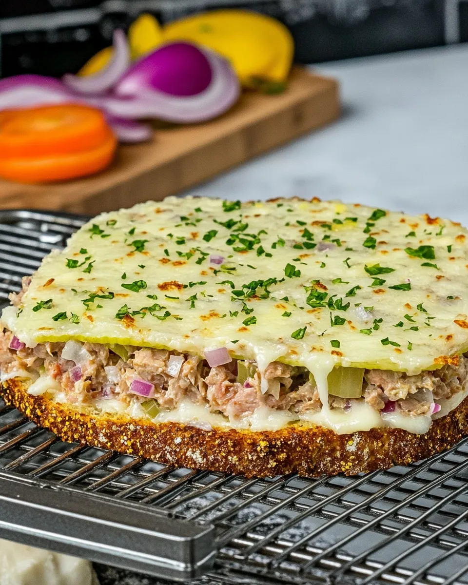 Homemade Air Fryer Tuna Melt recipe photo