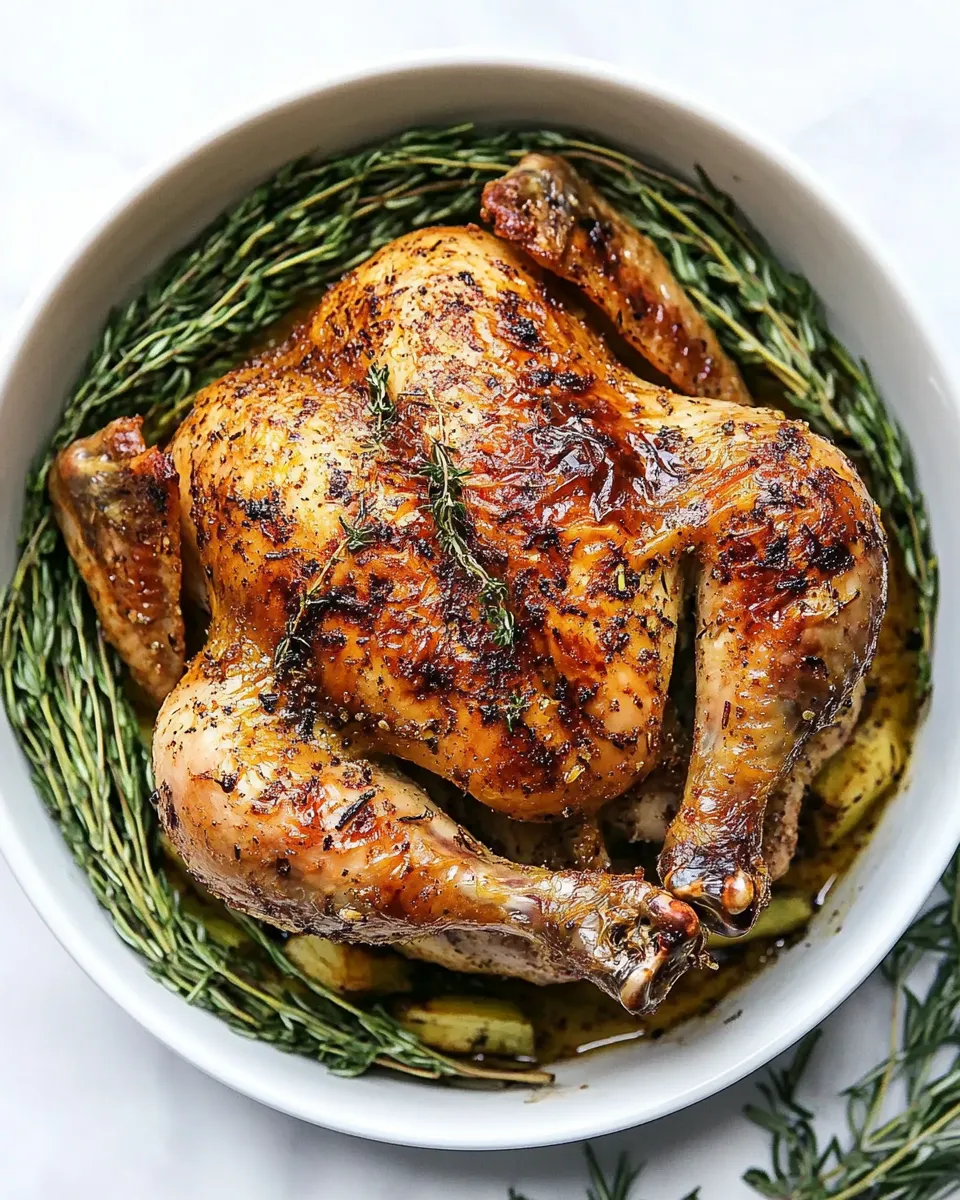 Easy Air Fryer Whole Roast Chicken photo