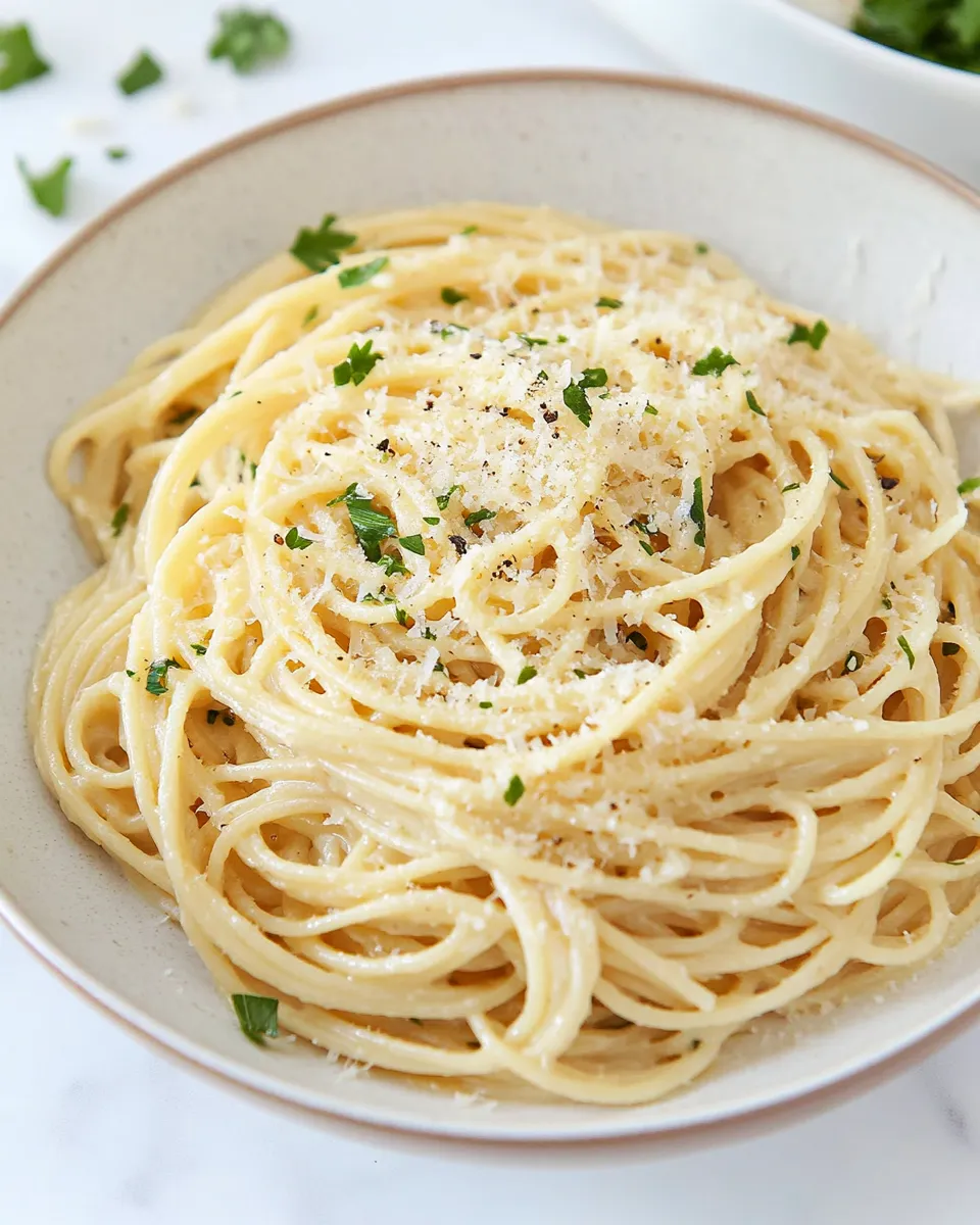 Classic Alfredo Spaghetti image