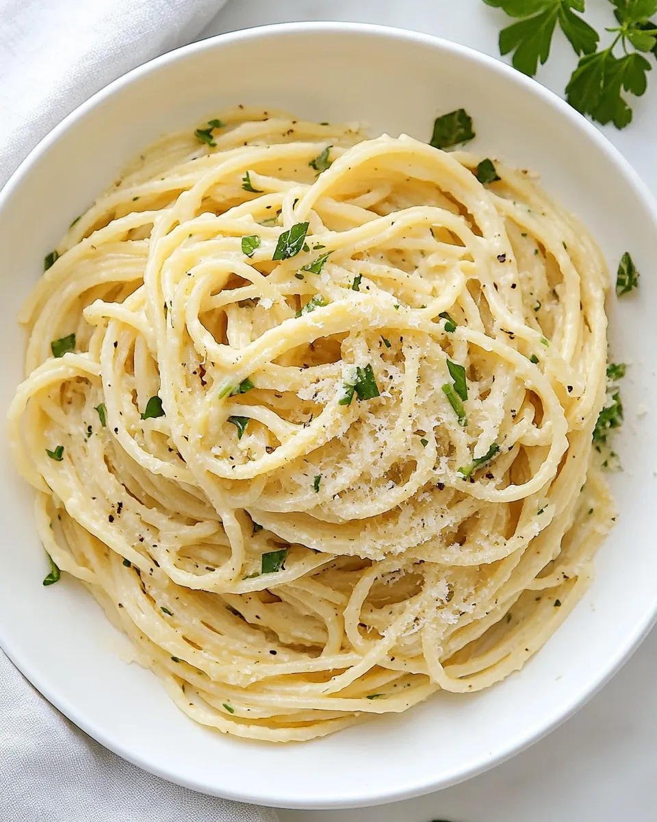 Easy Alfredo Spaghetti recipe photo