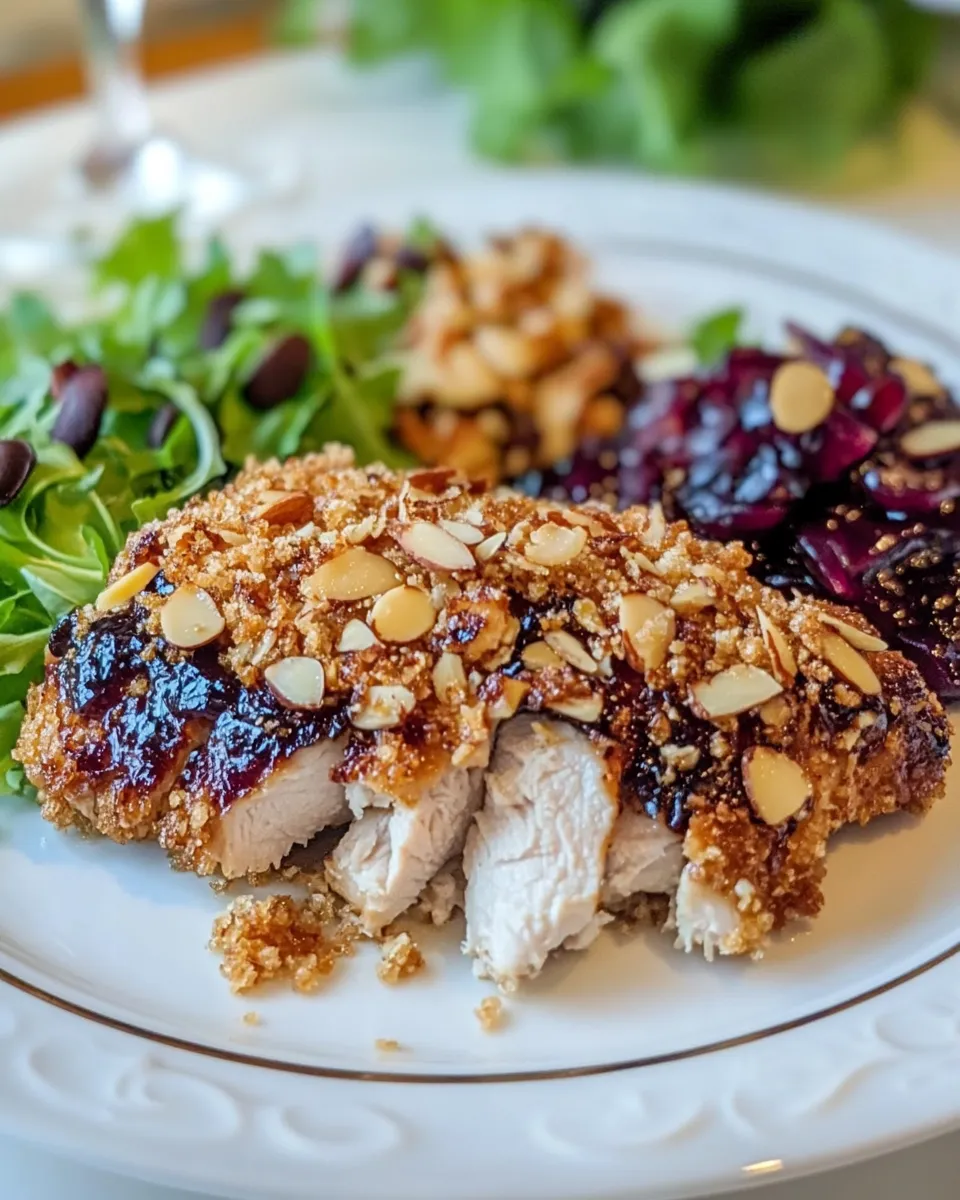 Classic Almond Crusted Chicken dish photo