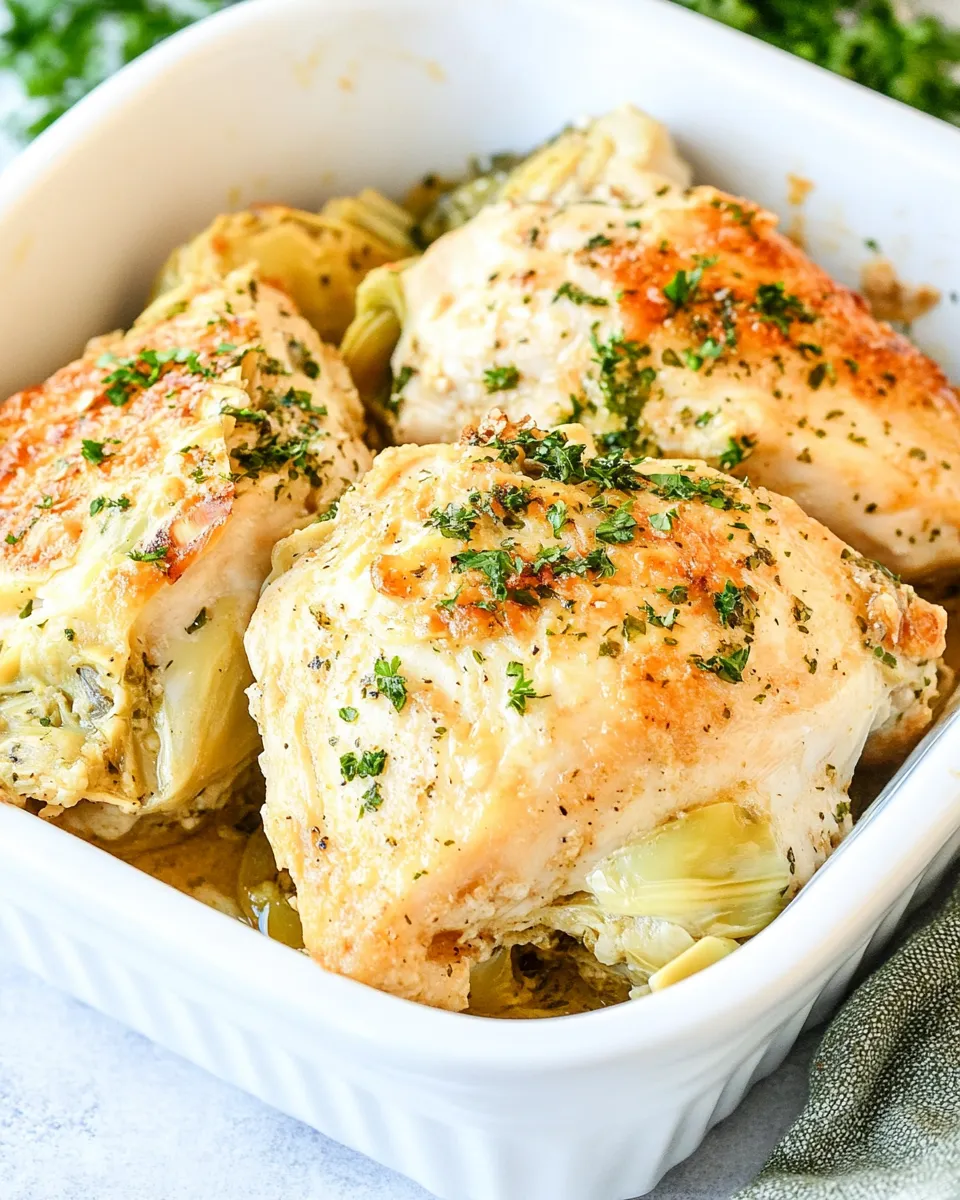 Delicious Artichoke Chicken (Low-Carb & Keto-Friendly) image