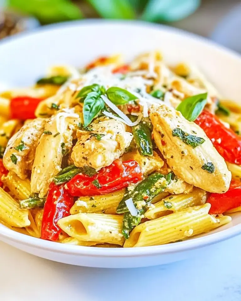 Easy Asiago Chicken and Pasta photo