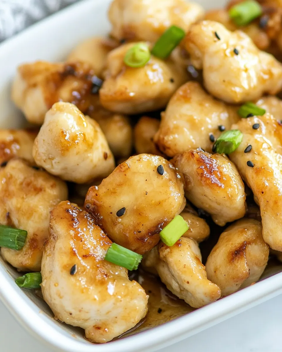 Classic Asian Air Fryer Chicken Bites recipe image