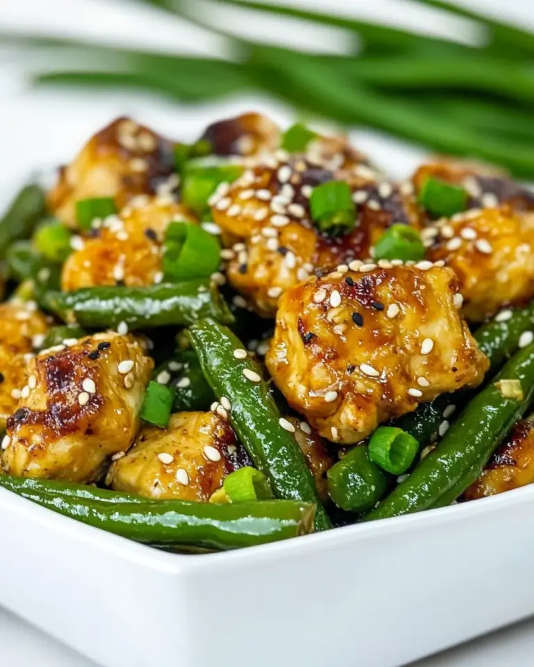 Homemade Asian Chicken and Green Beans recipe photo