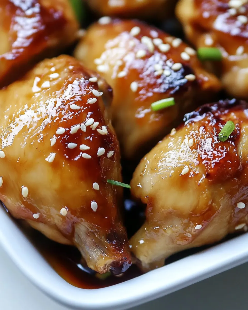 Classic Asian Honey Garlic Chicken dish photo