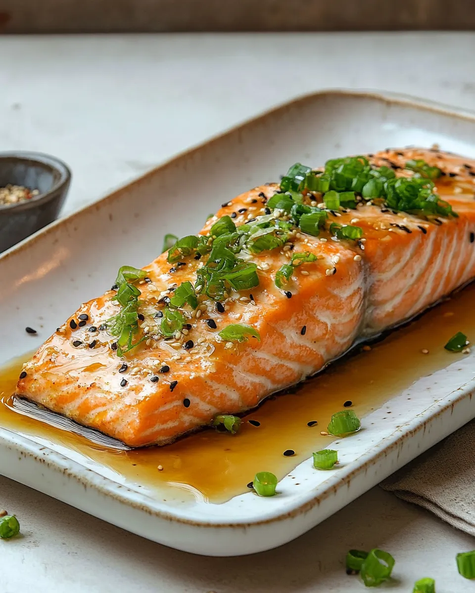 Classic Asian Salmon (With Soy And Ginger) image