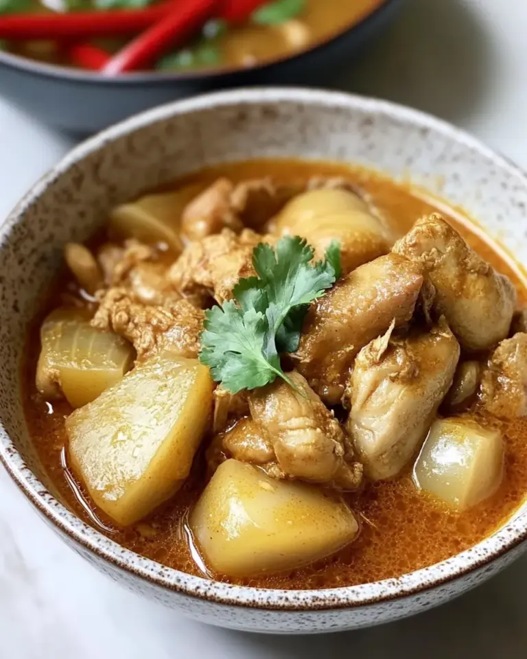 Homemade Authentic Massaman Chicken Curry photo