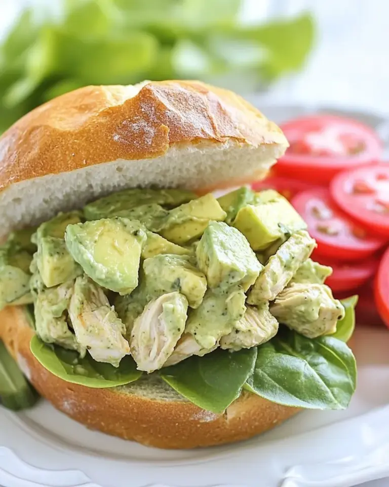 Homemade Avocado and Greek Yogurt Chicken Salad Sandwich photo