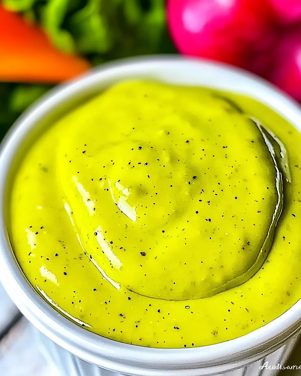 Delicious Avocado and Greek Yogurt Dressing dish photo
