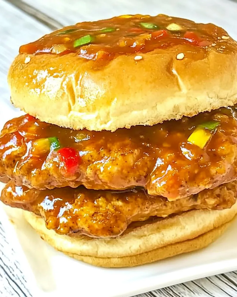 Easy Awesome Sauce Chicken Burgers recipe photo