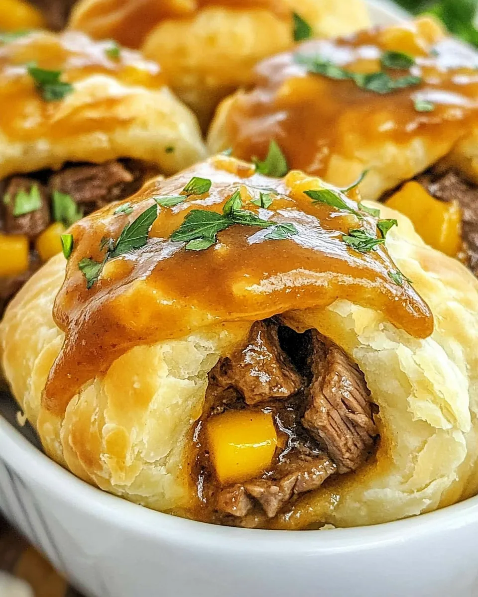 Classic Awesome Sauce Roast Beef Sandwich Puffs image