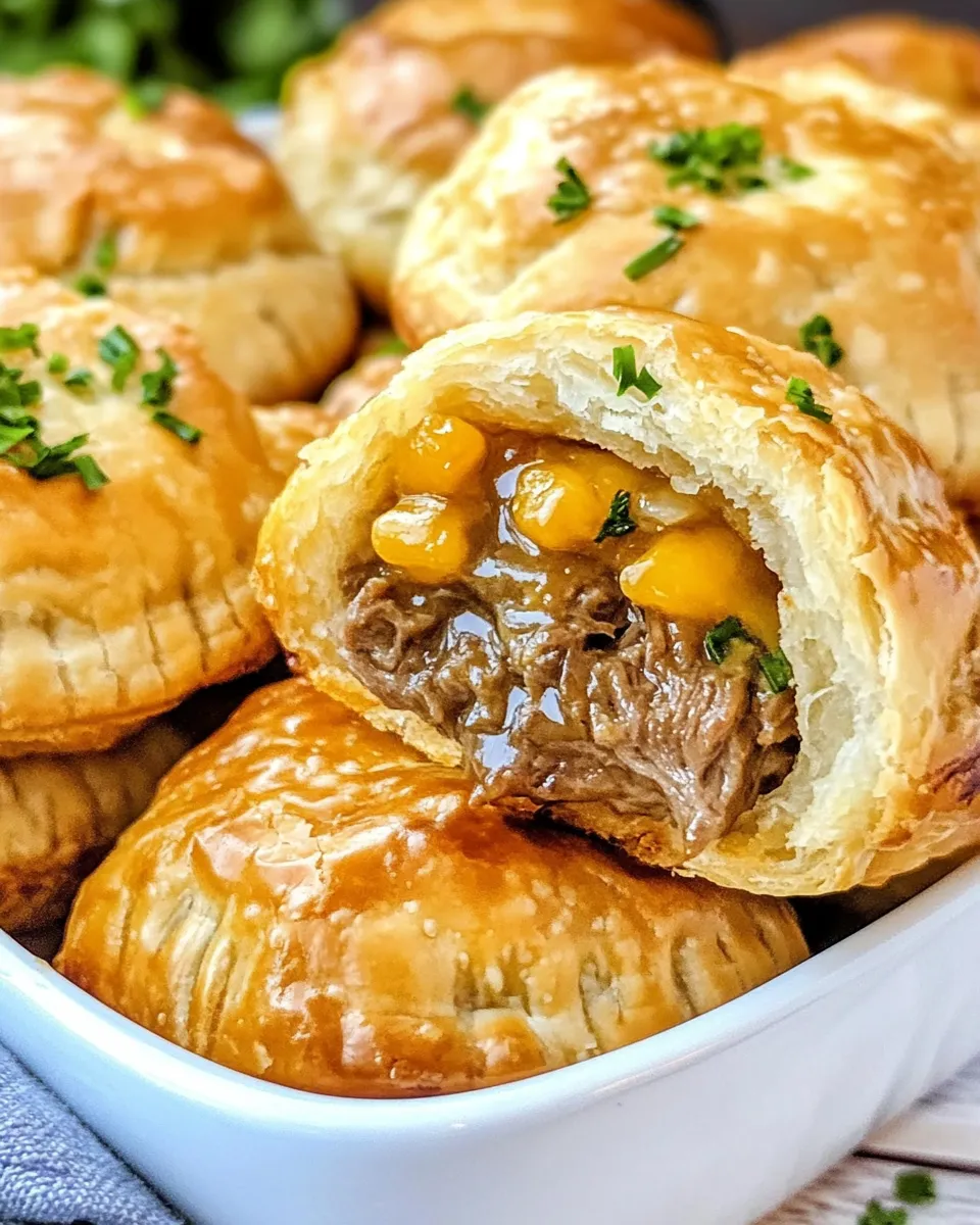 Easy Awesome Sauce Roast Beef Sandwich Puffs recipe photo