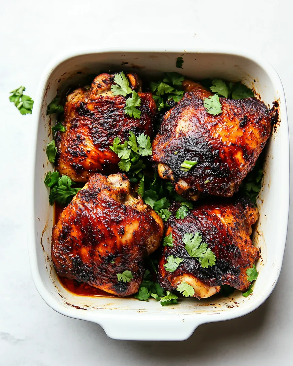 Classic Baked Boneless Chicken Thighs image