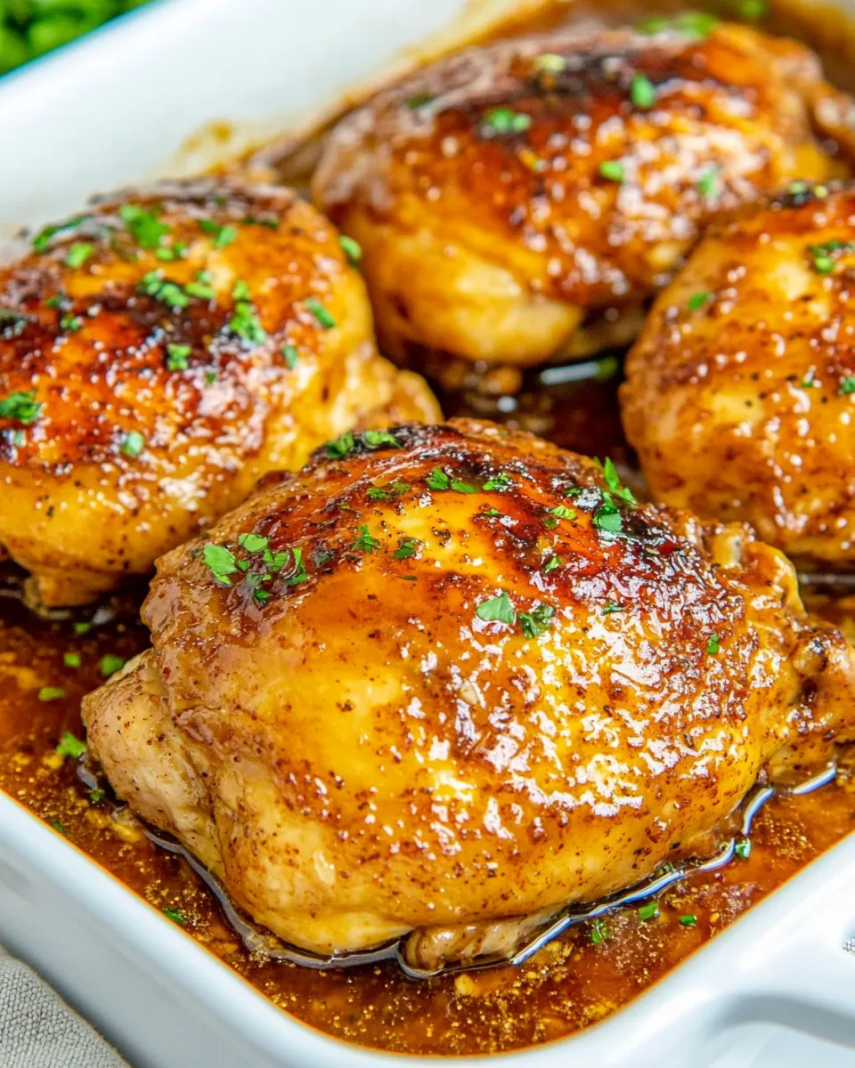 Delicious Baked Brown Sugar Italian Chicken image