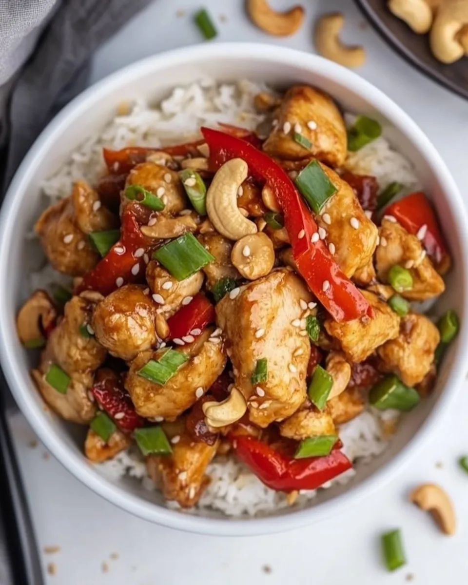 Homemade Baked Cashew Chicken photo