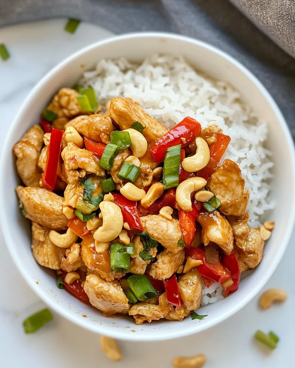 Classic Baked Cashew Chicken image