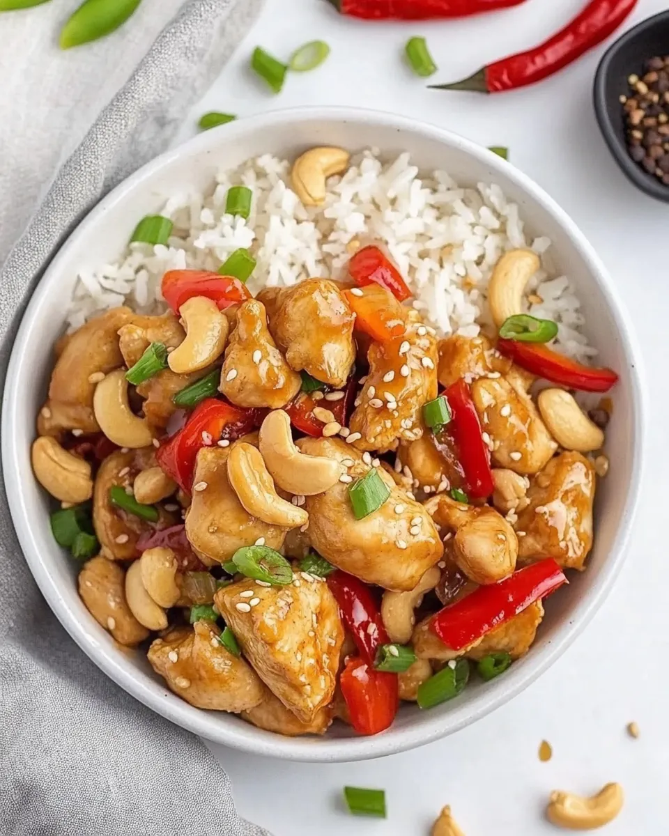 Easy Baked Cashew Chicken recipe photo