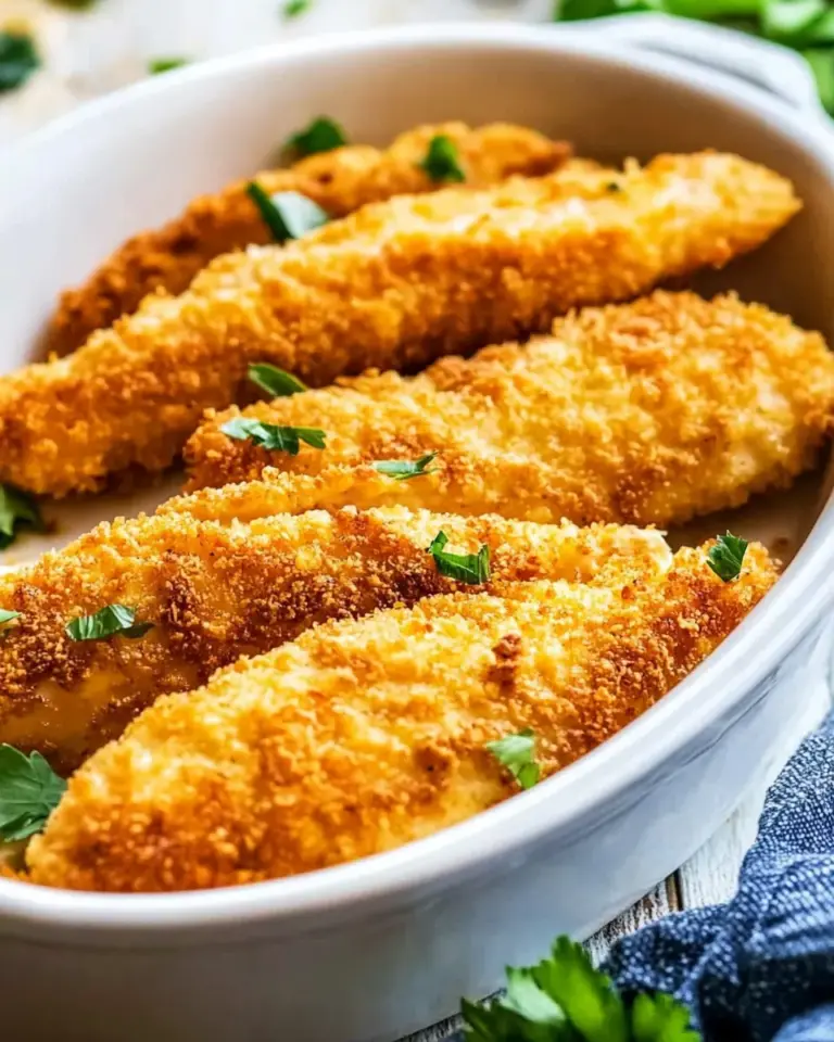Homemade Baked Cheddar Ranch Chicken Tenders recipe photo