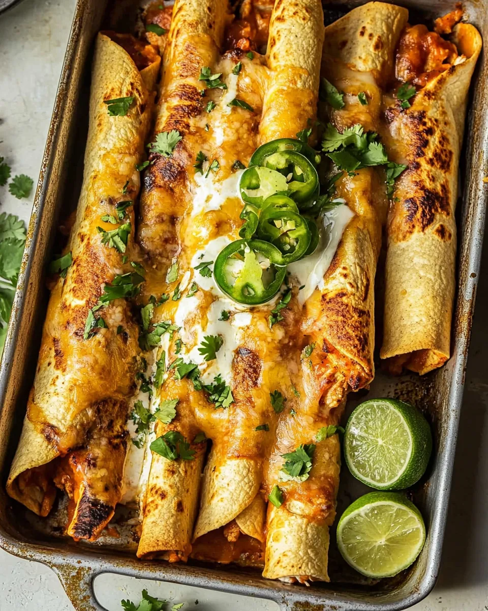 Fresh Baked Cheesy Cuban Chicken Taquitos. photo
