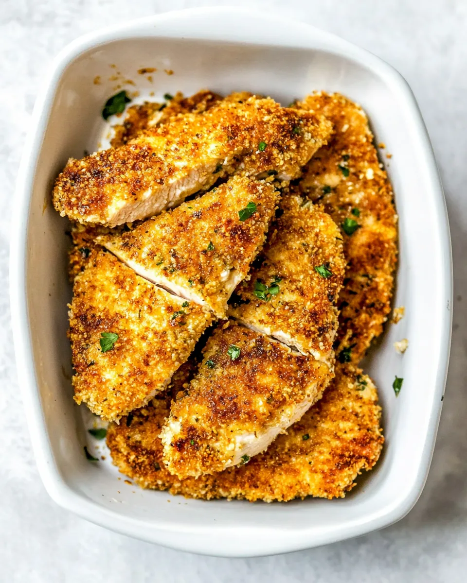 Delicious Baked Chicken Cutlets shot